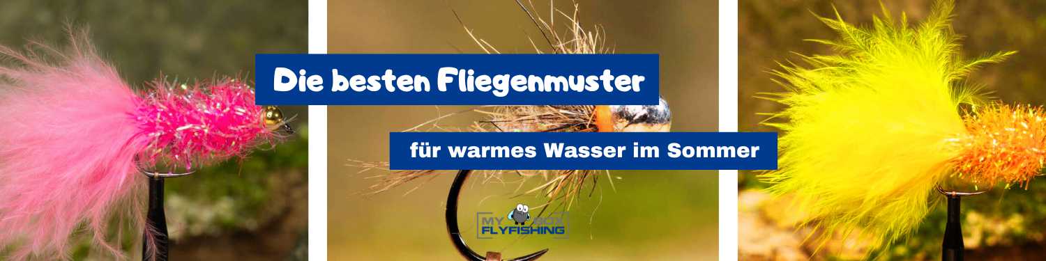 Fliegenmuster warmes Wasser